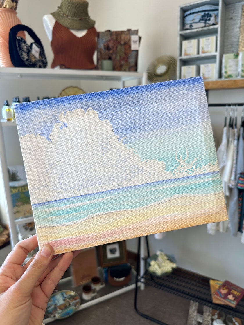 Gay Saunders Original Water Colour Canvas | Shining Authenticity