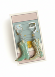 Earth to Ember | Handmade Ceramic Cowboy Boot Earrings | Teal