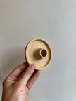 Earth to Ember | Sandstone Minimalist Handmade Ceramic Candle Holder