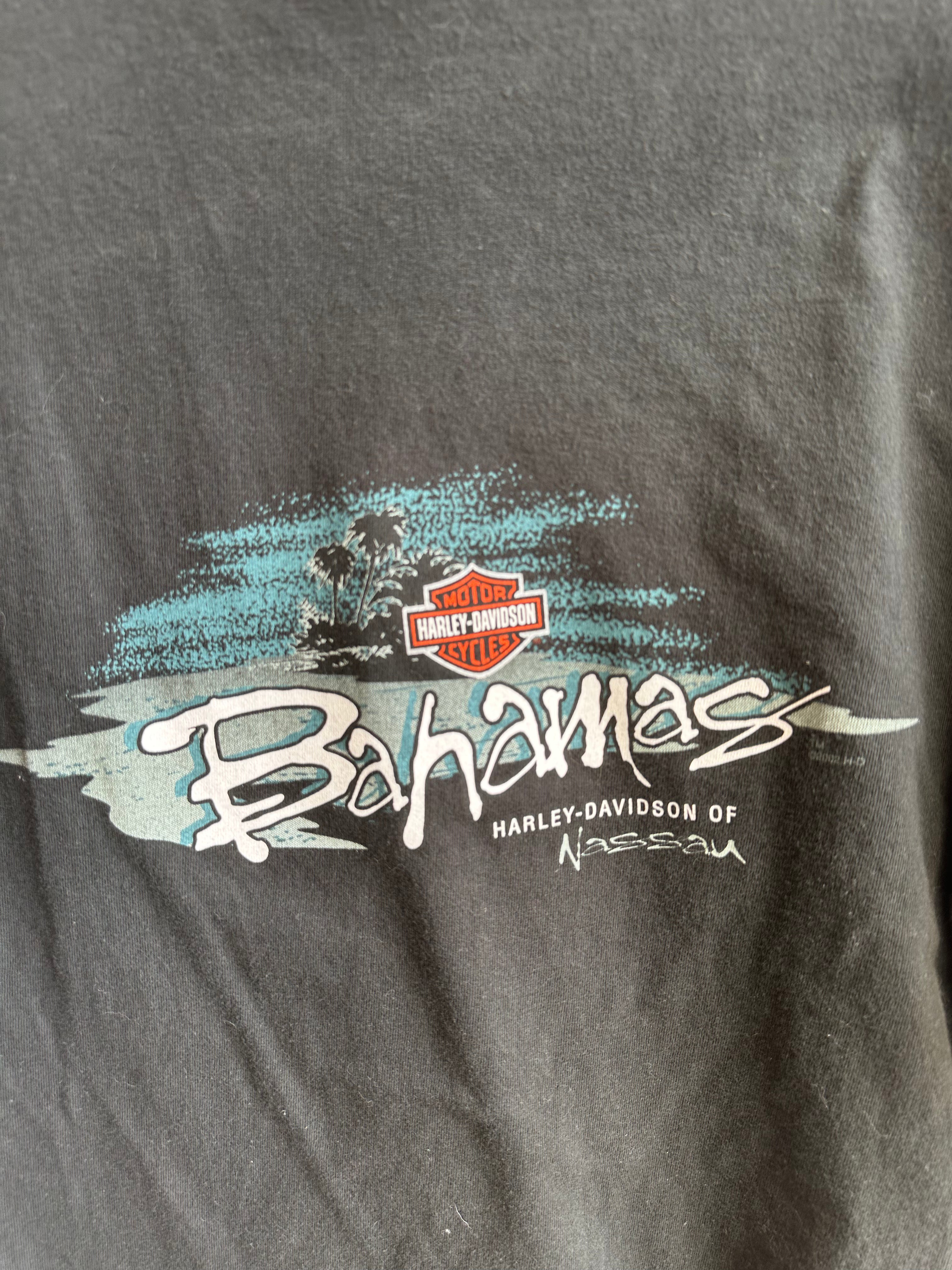 Vintage Harley-Davidson Tee – Bahamas Dream Ride | Bahamas | Size Large
