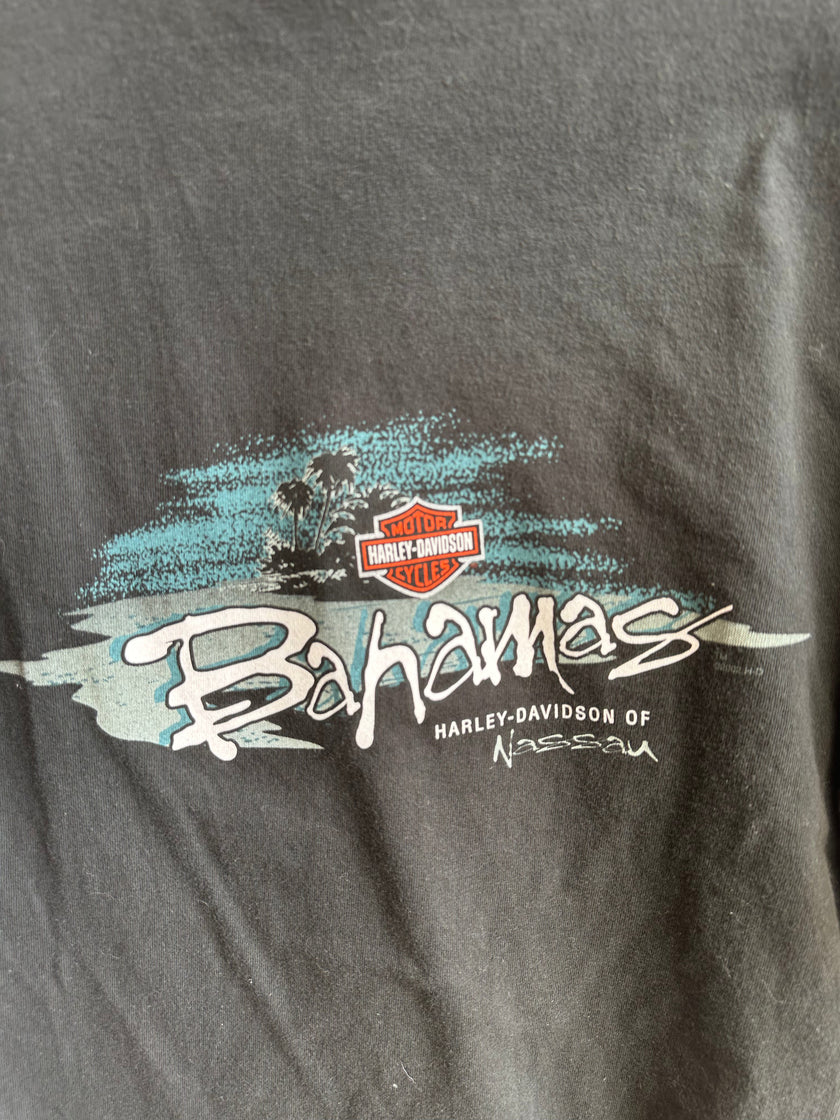 Vintage Harley-Davidson Tee – Bahamas Dream Ride | Bahamas | Size Large