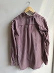 Vintage Arrow Button-Down Shirt – Wine Gingham Classic | Size XL