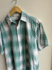 Vintage Fine Line Plaid Shirt – Mint Meadow | Size Large