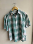 Vintage Fine Line Plaid Shirt – Mint Meadow | Size Large