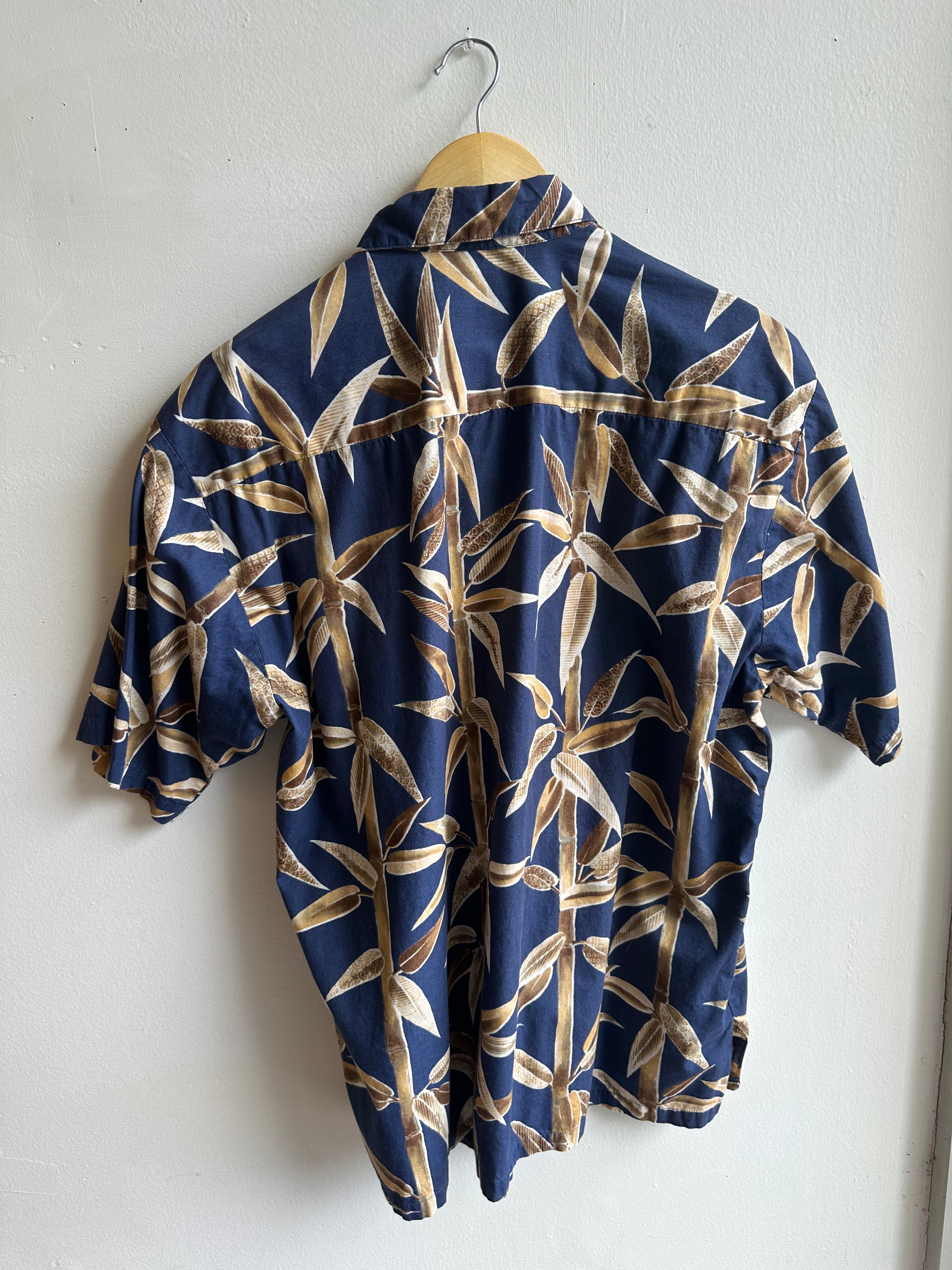 Vintage Cooke Street Honolulu Shirt – Navy Bamboo Breeze | Size Large