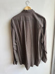 Vintage Joseph Abboud Check Shirt – Espresso Sophisticate | Size Large