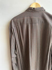 Vintage Joseph Abboud Check Shirt – Espresso Sophisticate | Size Large