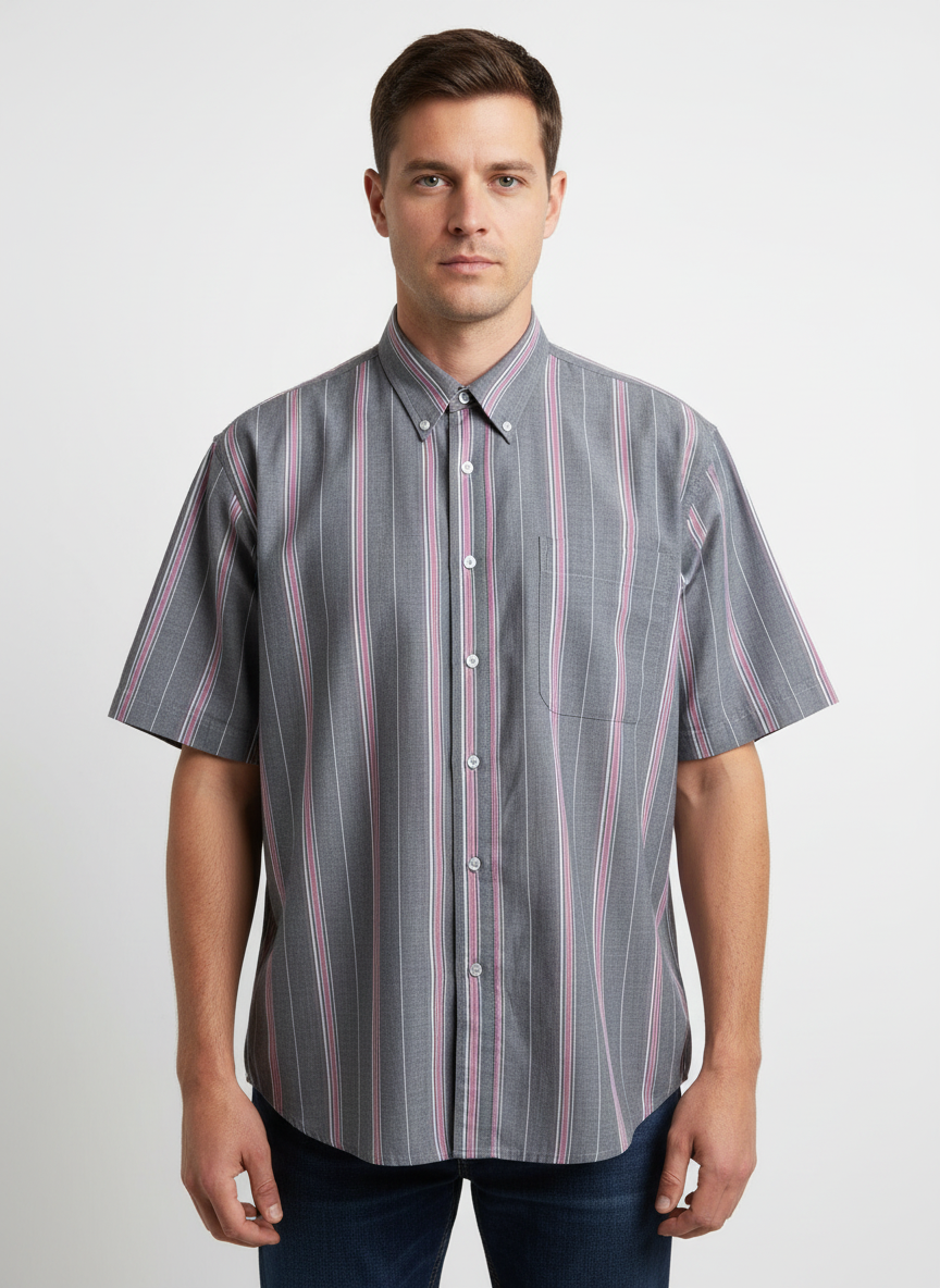 Vintage Stripe Button-Up by Needs | Size Large