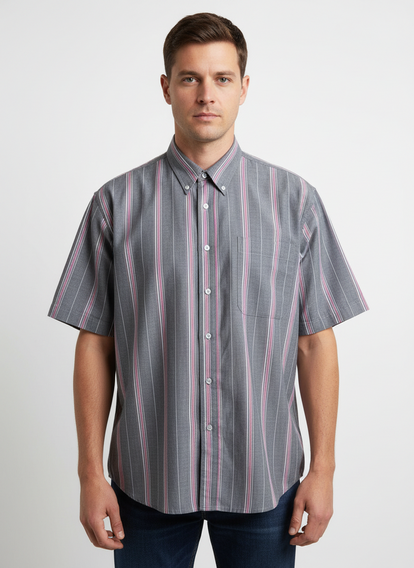 Vintage Stripe Button-Up by Needs | Size Large