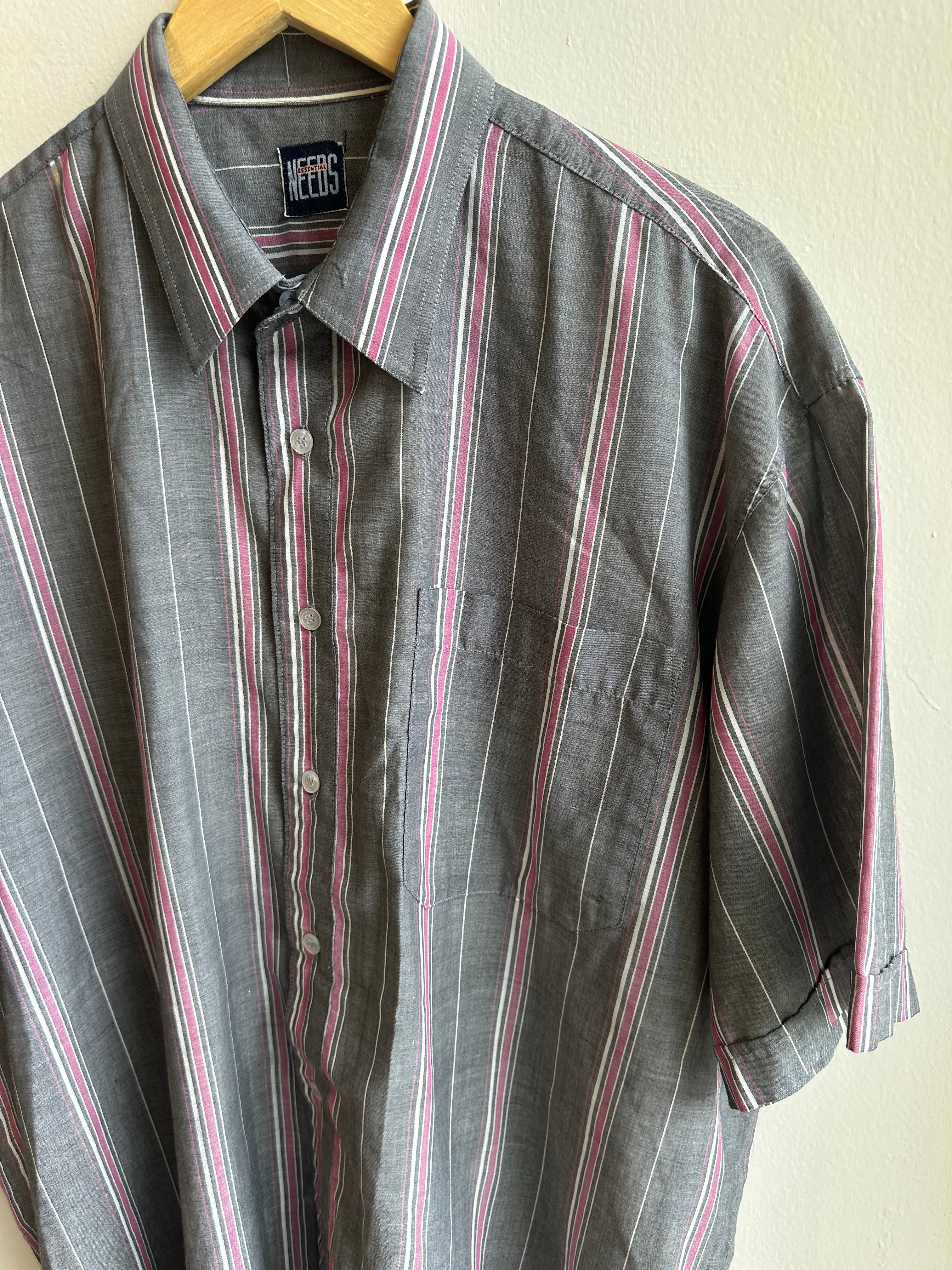 Vintage Stripe Button-Up by Needs | Size Large