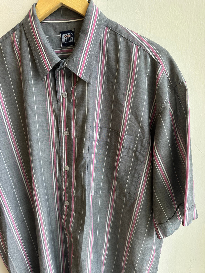Vintage Stripe Button-Up by Needs | Size Large