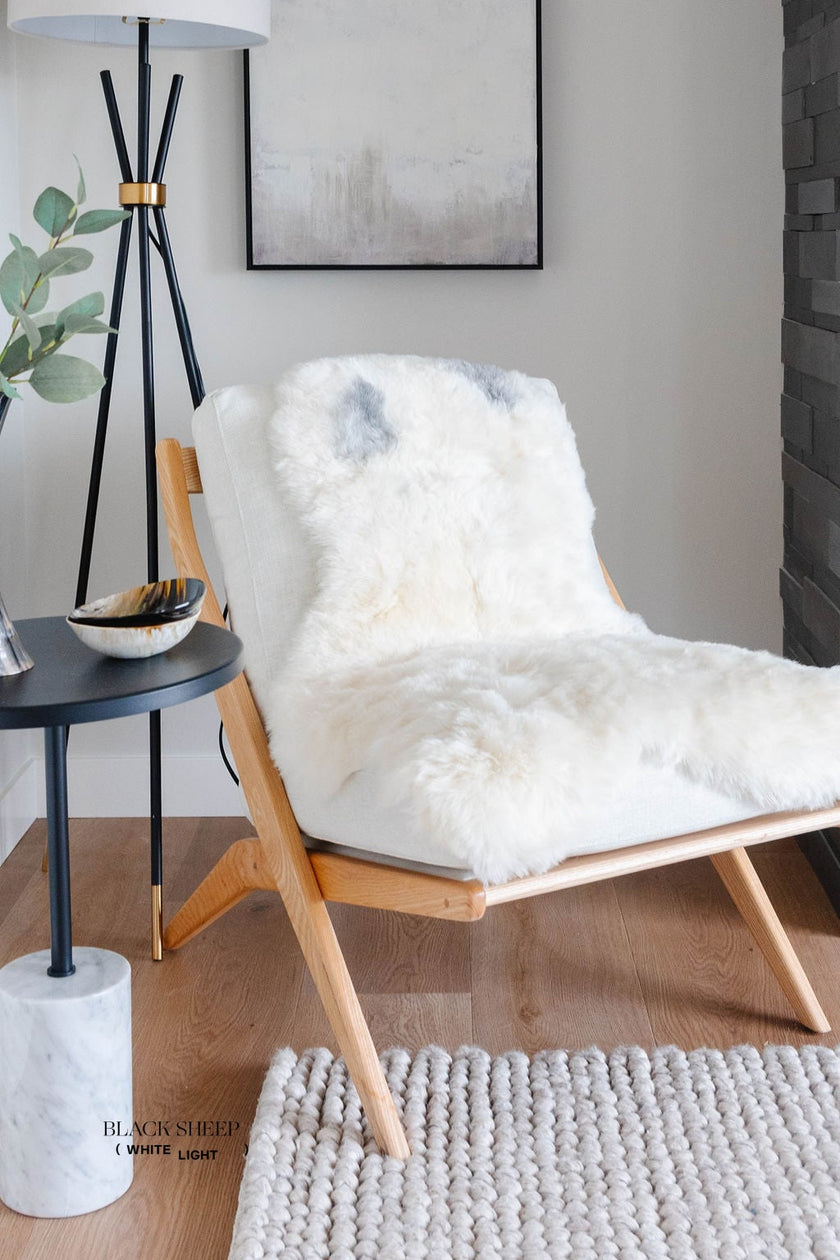 Shorn Grey Spotted Icelandic Sheepskin | Random