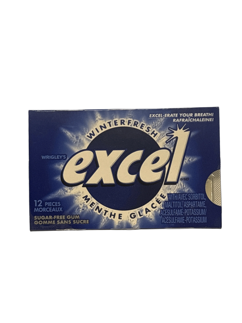 Excel Winter Fresh Gum 12 Pieces - Canadian Edition