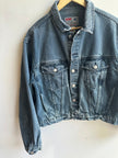 Vintage 90s Broken-In Denim Jacket – Unisex Fit | Size Medium