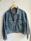 Vintage 90s Broken-In Denim Jacket – Unisex Fit | Size Medium