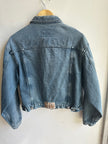 Vintage 90s Broken-In Denim Jacket – Unisex Fit | Size Medium