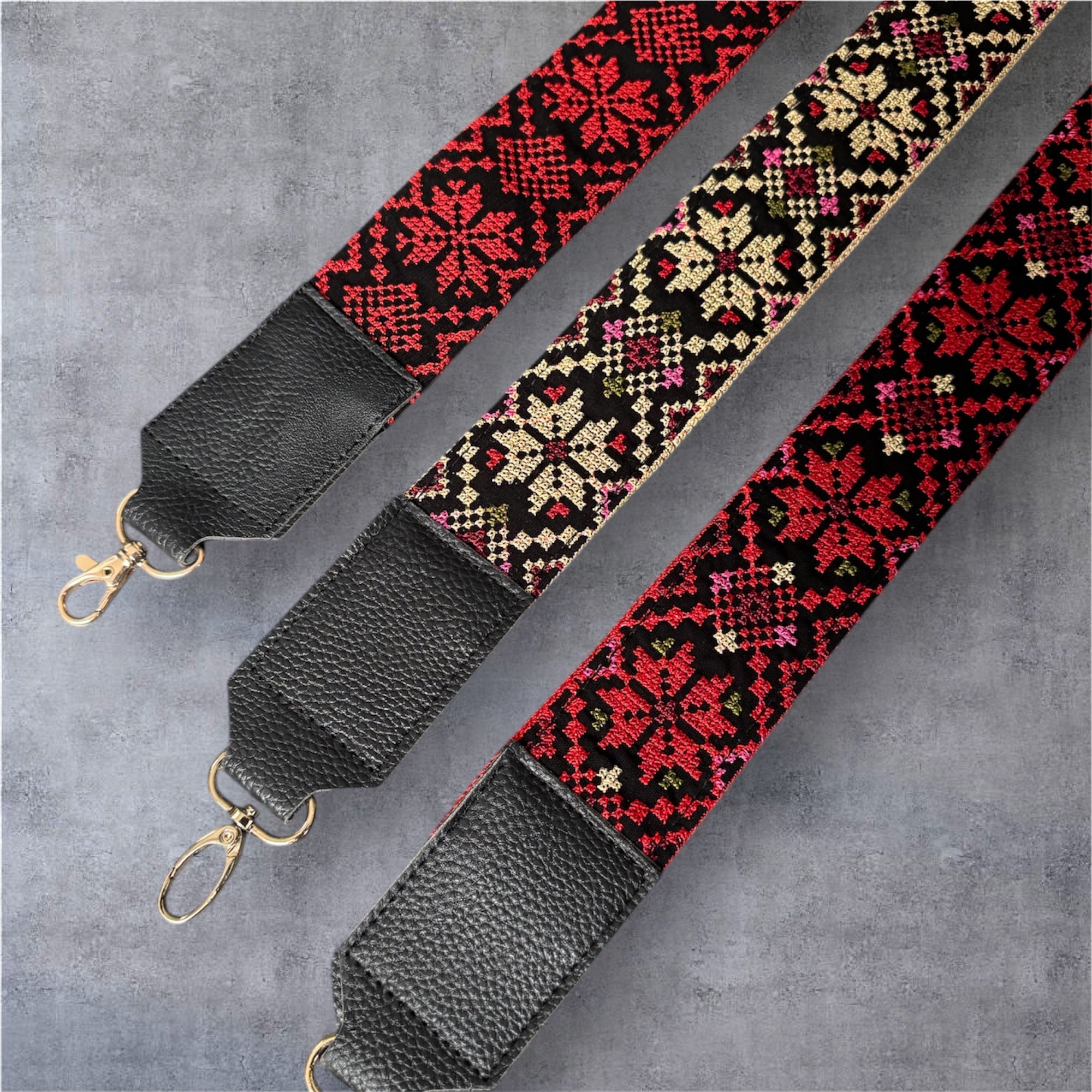 Tatreez Strap | Multipurpose Strap – Palestinian Embroidery Pattern