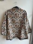 Handmade Vintage Garden Tapestry Jacket by Shella – Size XL