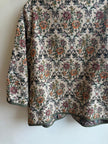 Handmade Vintage Garden Tapestry Jacket by Shella – Size XL