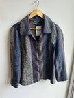 City Blues Vintage Tapestry Button-Up Jacket – Size L