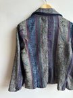 City Blues Vintage Tapestry Button-Up Jacket – Size L