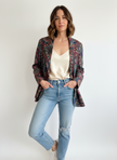 Vintage Danielle B Woven Tribal Blazer – Size L