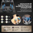 Demo unit -2025 Model-Costway- Kenzo-Premium 4D+3D Dual Roller System Hybrid Flex Track Zero Gravity Full Body Massage Chair w/ Heart Rate Monitor,Fragrance Therapy, Waist & Calf Heater, Calves & Foot Rollers, Thai Stretch, Voice Control