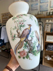 Vintage Porcelain Bird & Blossom Vase
