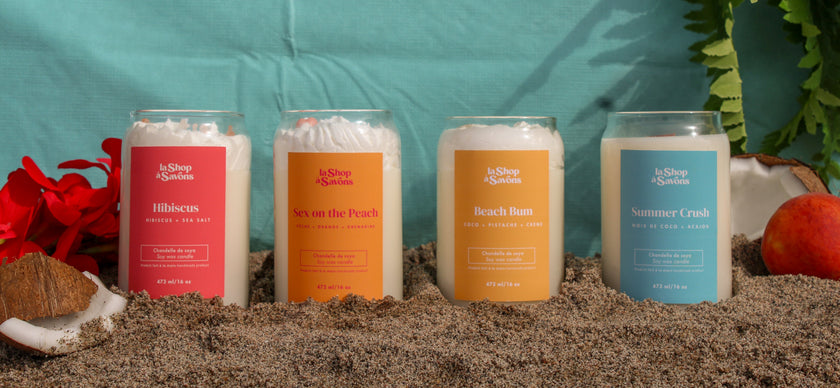 Chandelle de soya 16 oz - Beach Bum