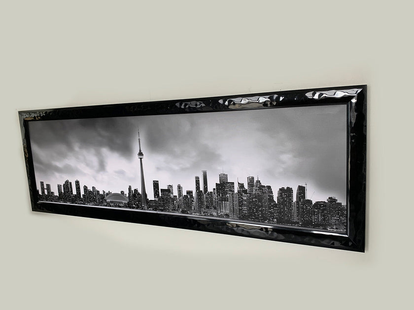 Toronto et la tour CN en noir et blanc - Cities Skyline