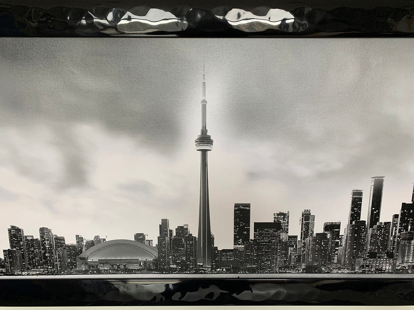 Toronto et la tour CN en noir et blanc - Cities Skyline
