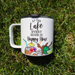 Happy Hour Stainless Steel 17oz Coffee Mug | Summer Mug