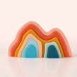 Arc-en-ciel en silicone à empiler