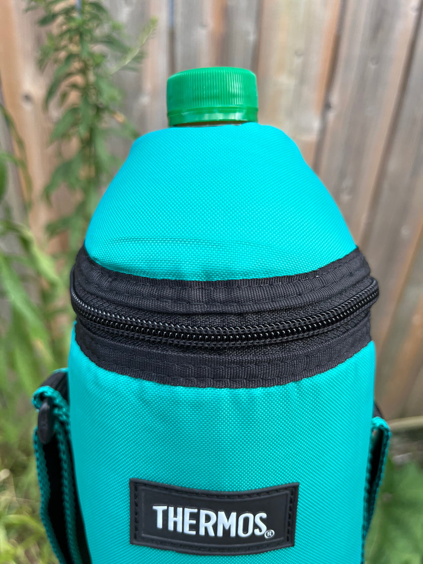 Thermos Sport Bottle Soft Cooler Bag with Easy Sip / Pour Port