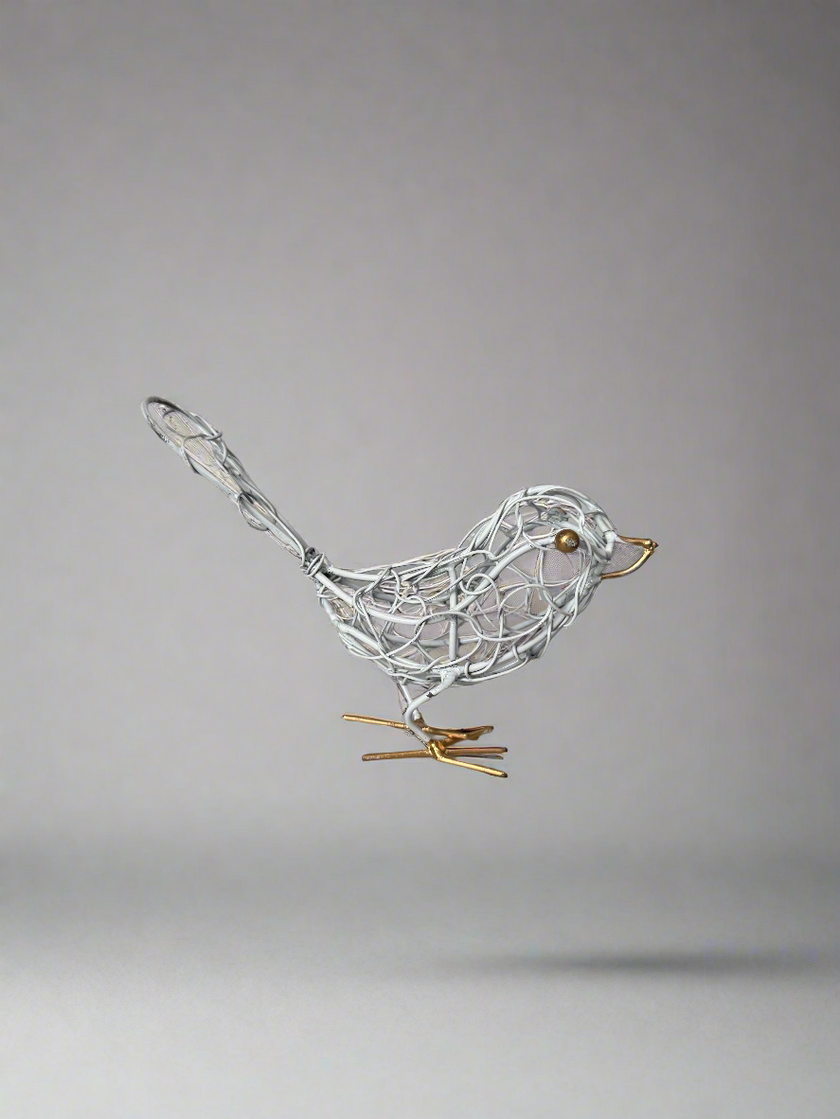 Wire Bird - White