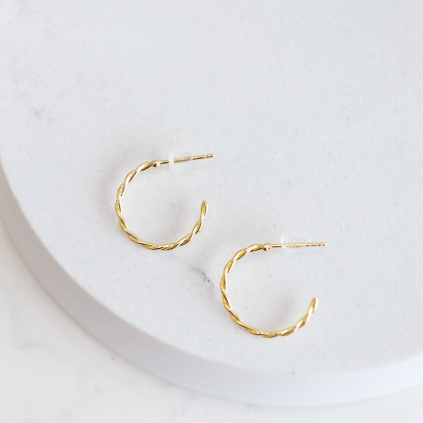 Willow Twist Hoops