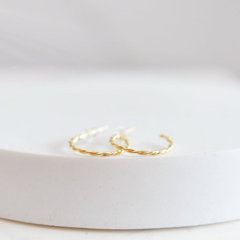 Willow Twist Hoops