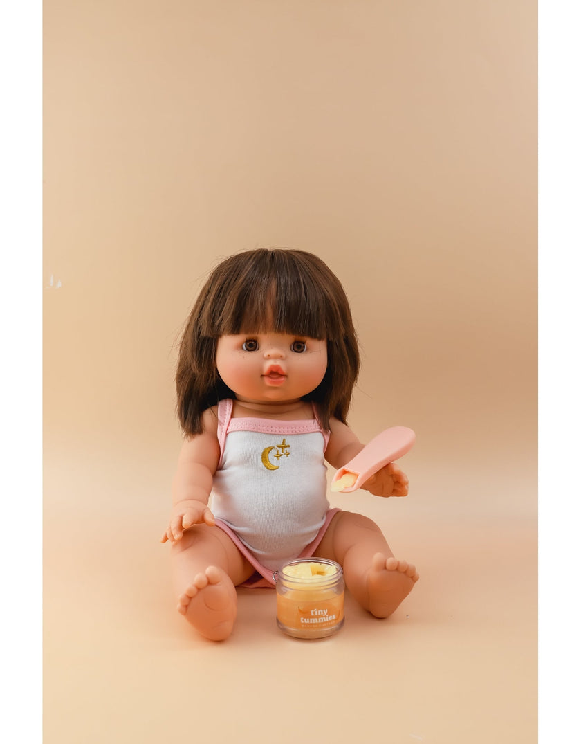 Tiny Tummies Banana Custard Food Jar and Spoon Set - Tiny Harlow