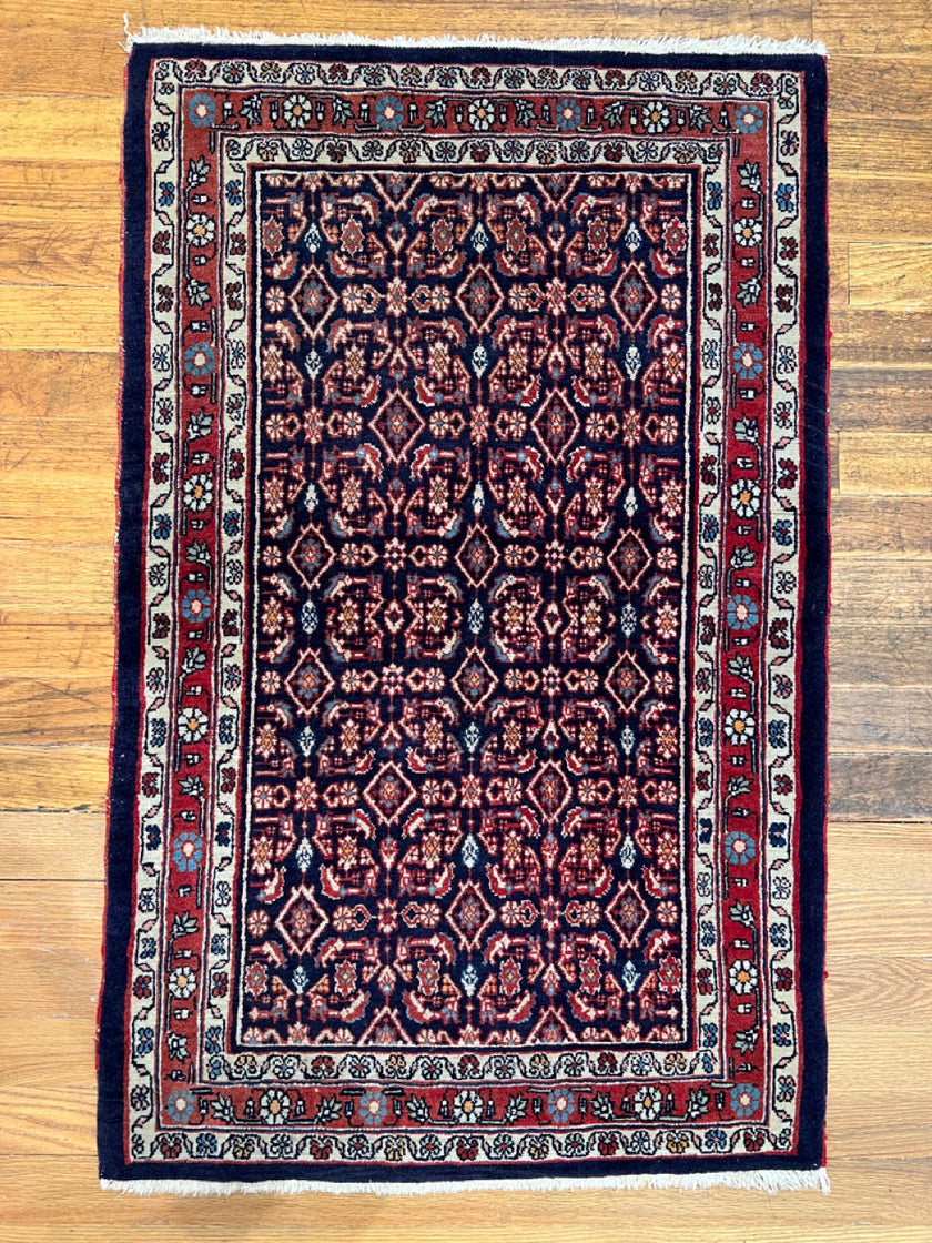 Persian Bijar Rug | 2' 2