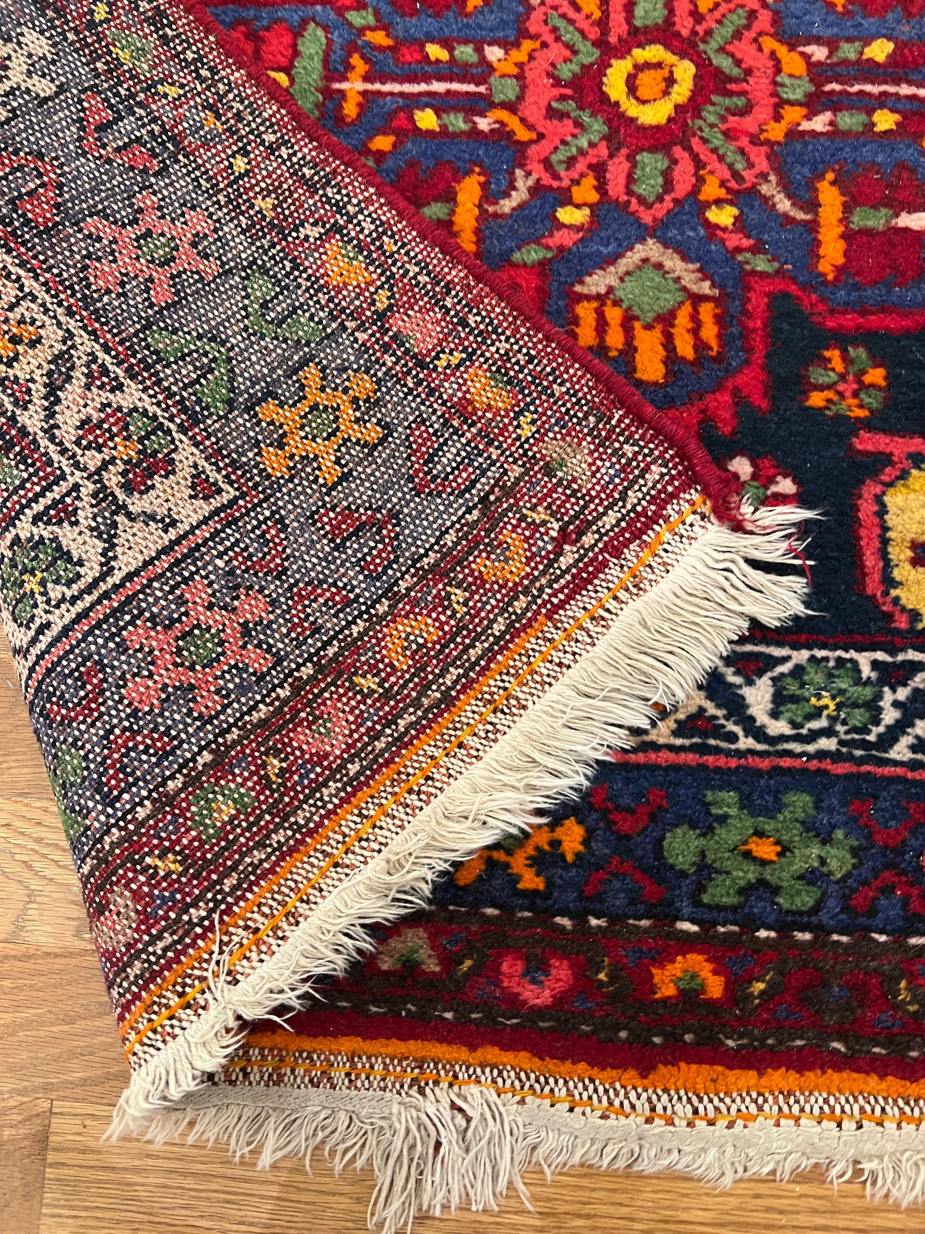 Persian Hamadan Runner Rug | 3' 5