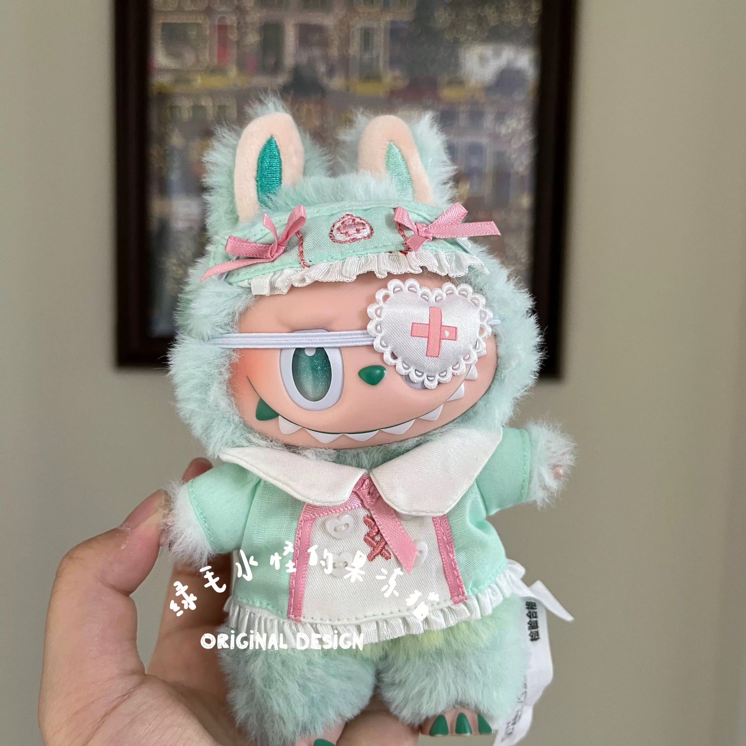 [pre order] Labubu Calm Nurse Skirt Outfit