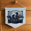 Wall Hanging: 'Loons'