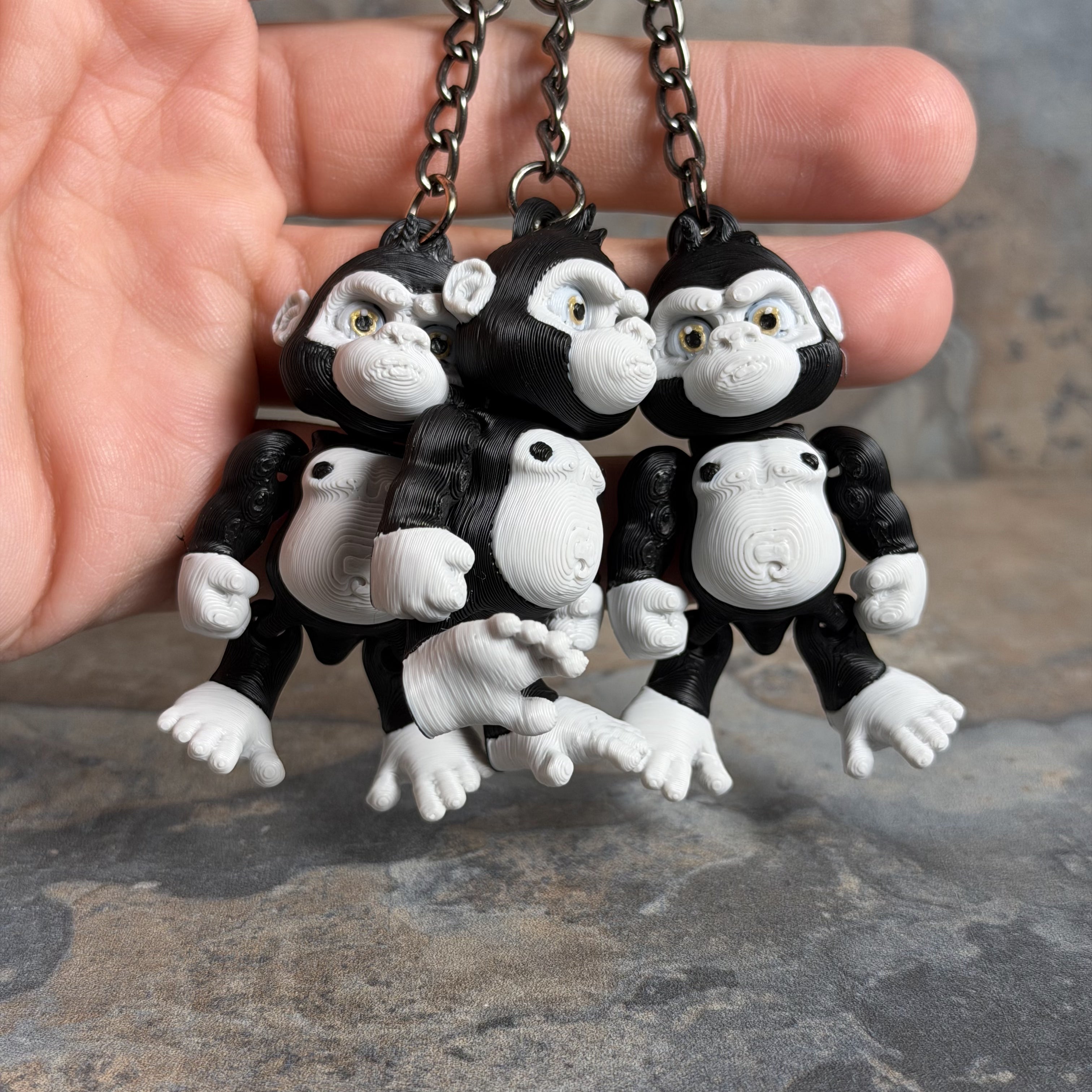 Gorilla Keychain