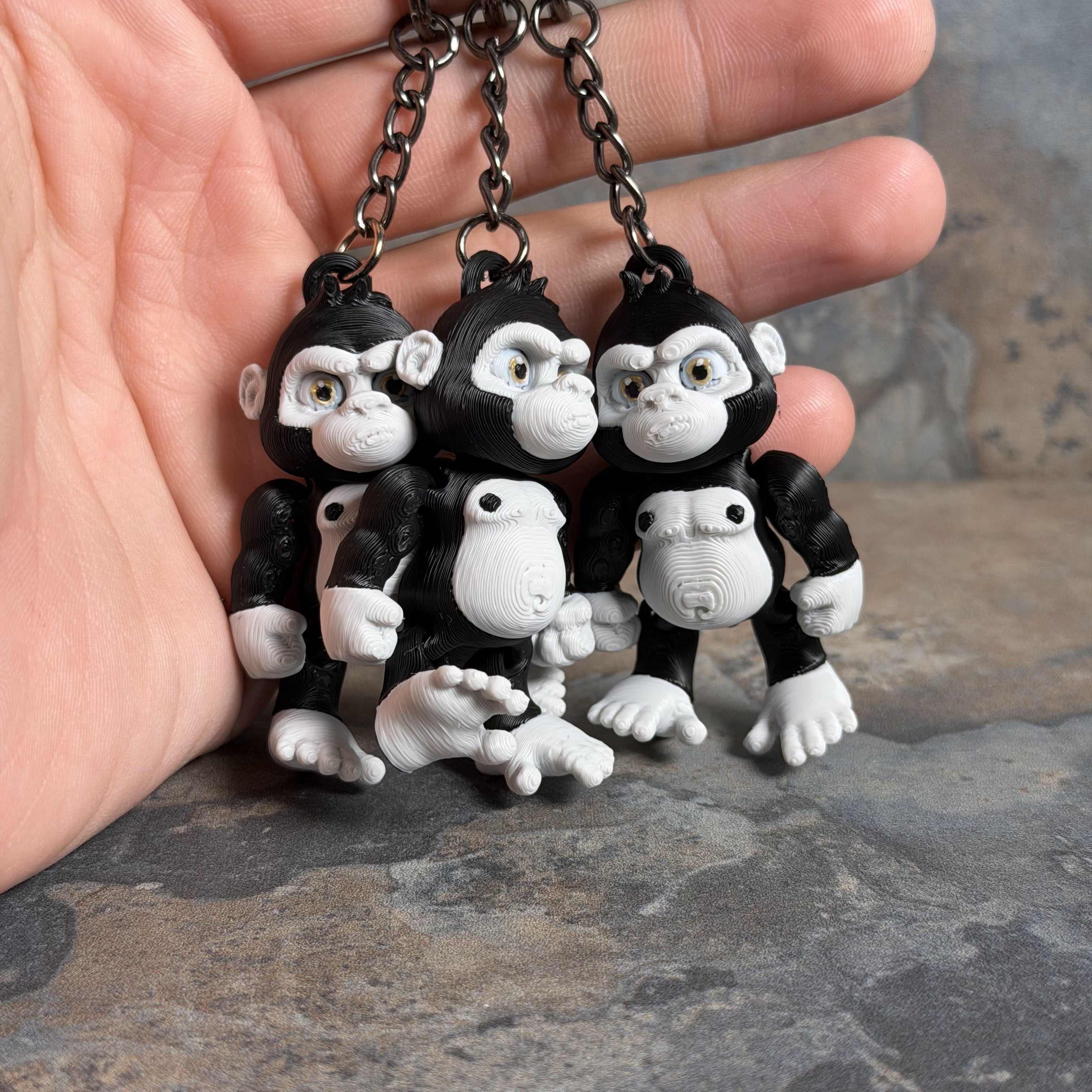 Gorilla Keychain