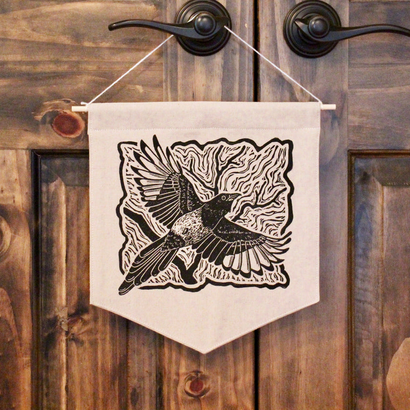 Wall Hanging: 'Magpie'