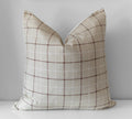 Niall | Neutral Interlock Geo Pillow Cover