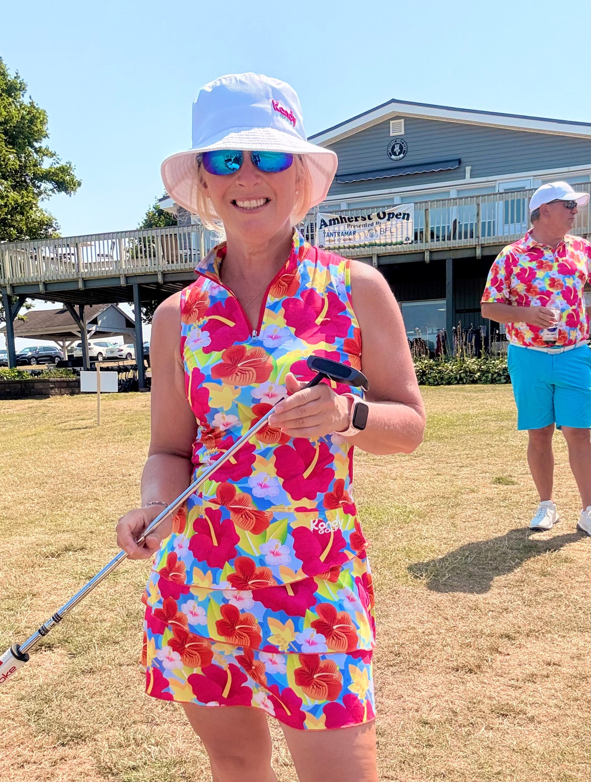 2026 “Elmay” Floral Print Par Tee Golf Dress