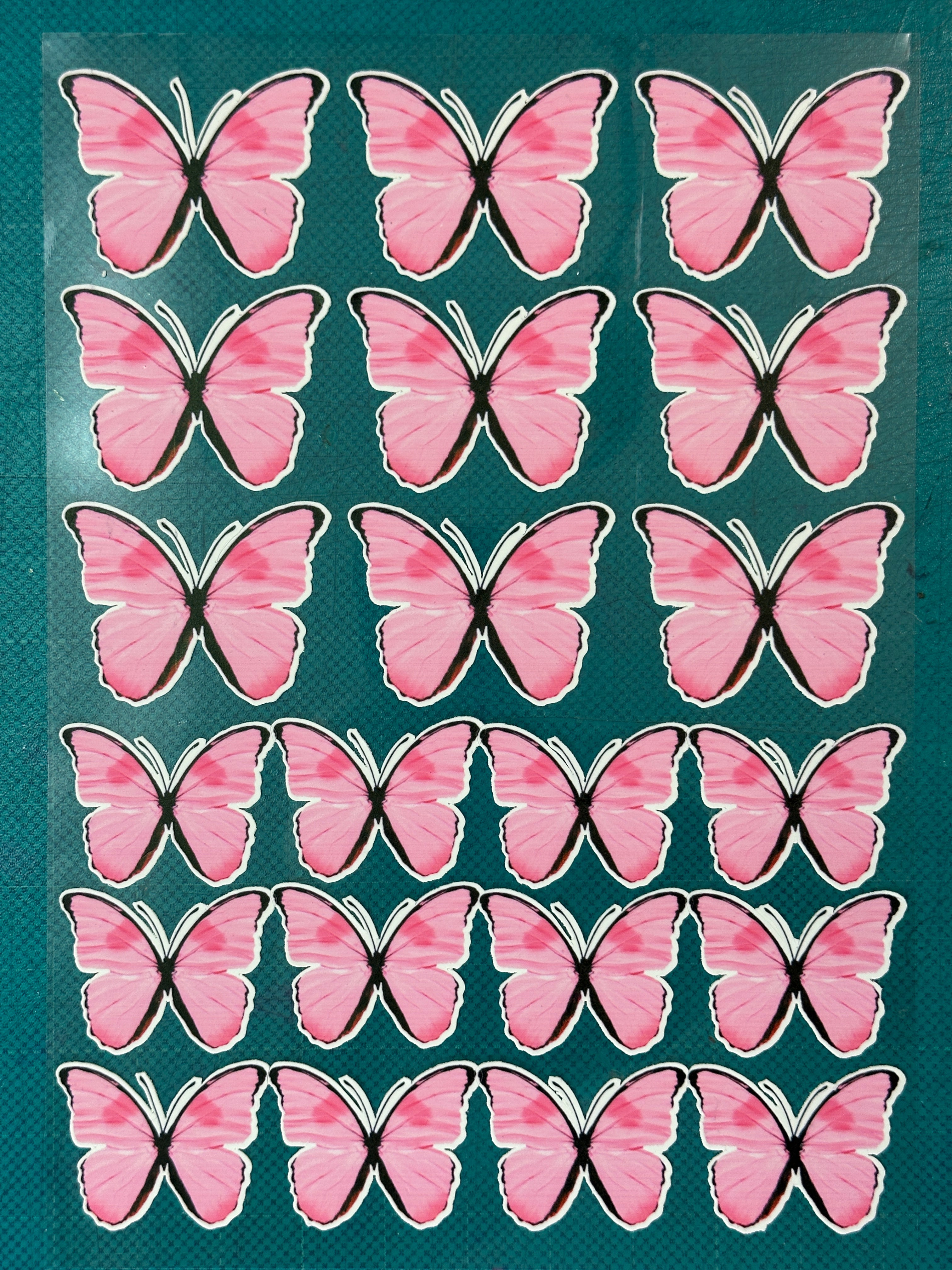 Edible Butterflies Cake Decorations