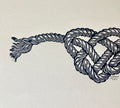 'Love Knot' lino print