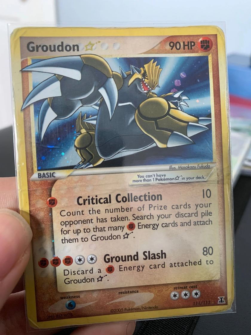 Groudon Gold Star - 111/113 - Ultra Rare